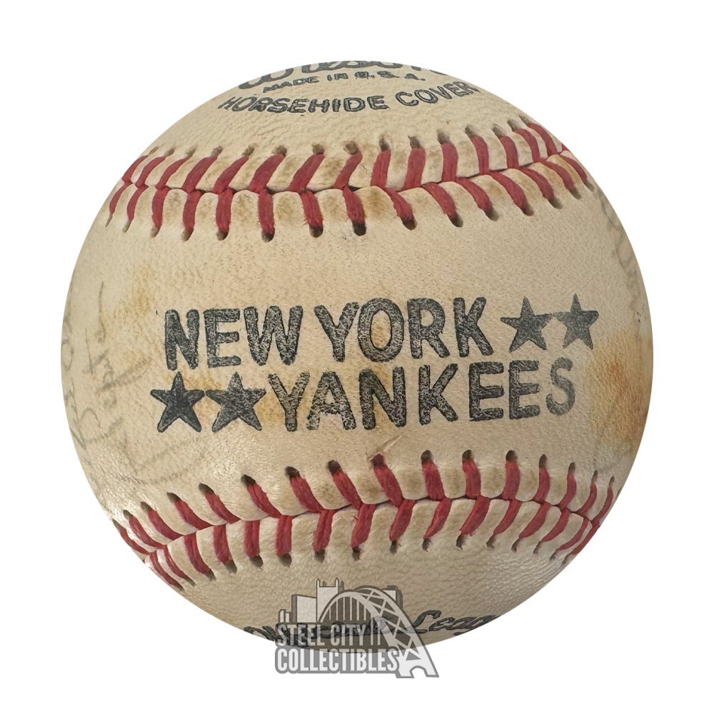 New York Yankees 1966 Autographed Team Signed Baseball - PSA/DNA