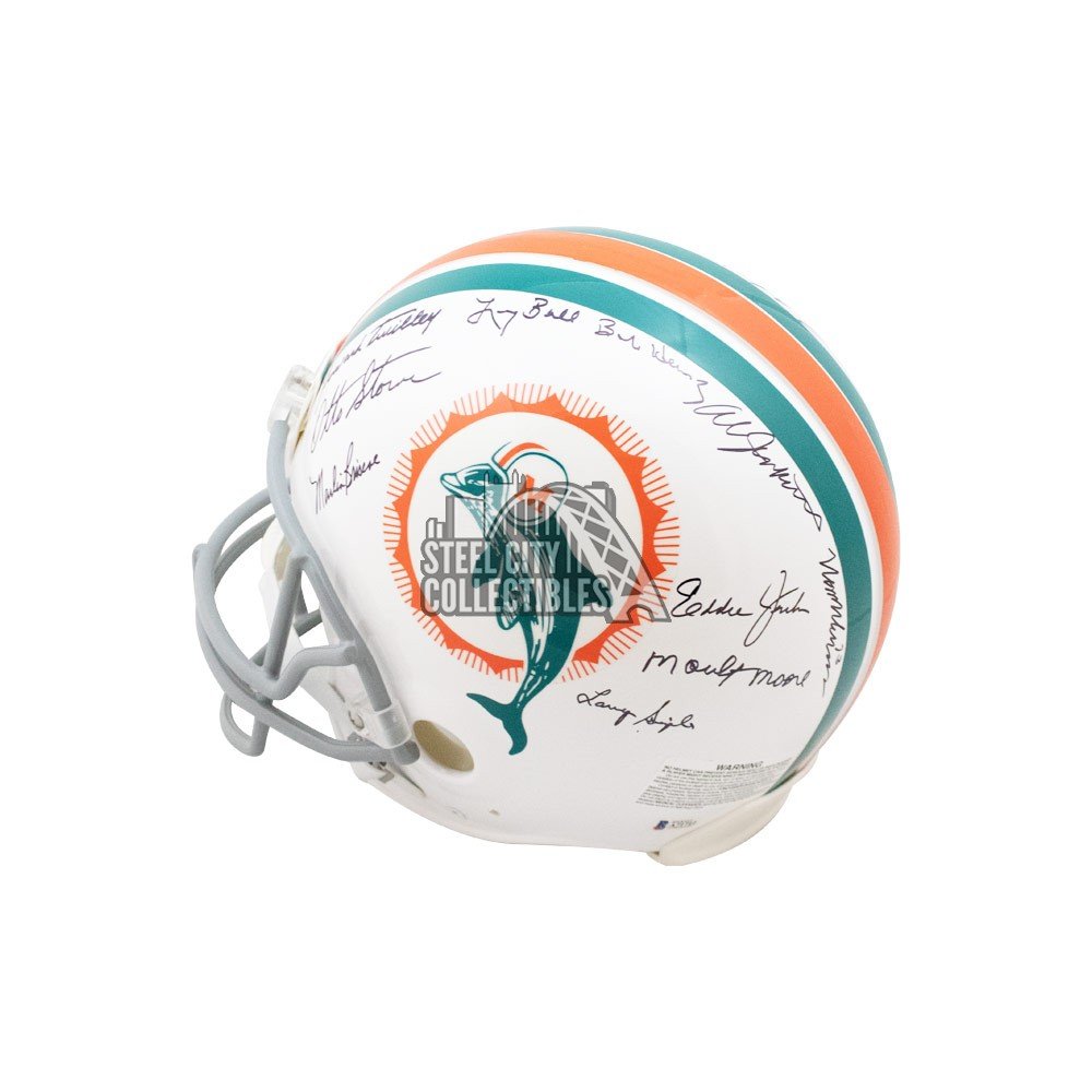 1972 dolphins autographed football