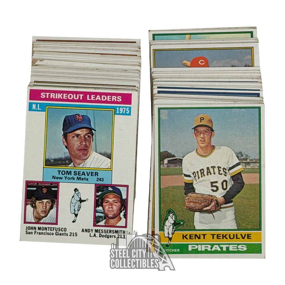 1976 Topps Baseball Assorted 56 Low Grade Card Lot w/ 3 Traded (No  Duplicates) | Steel City Collectibles