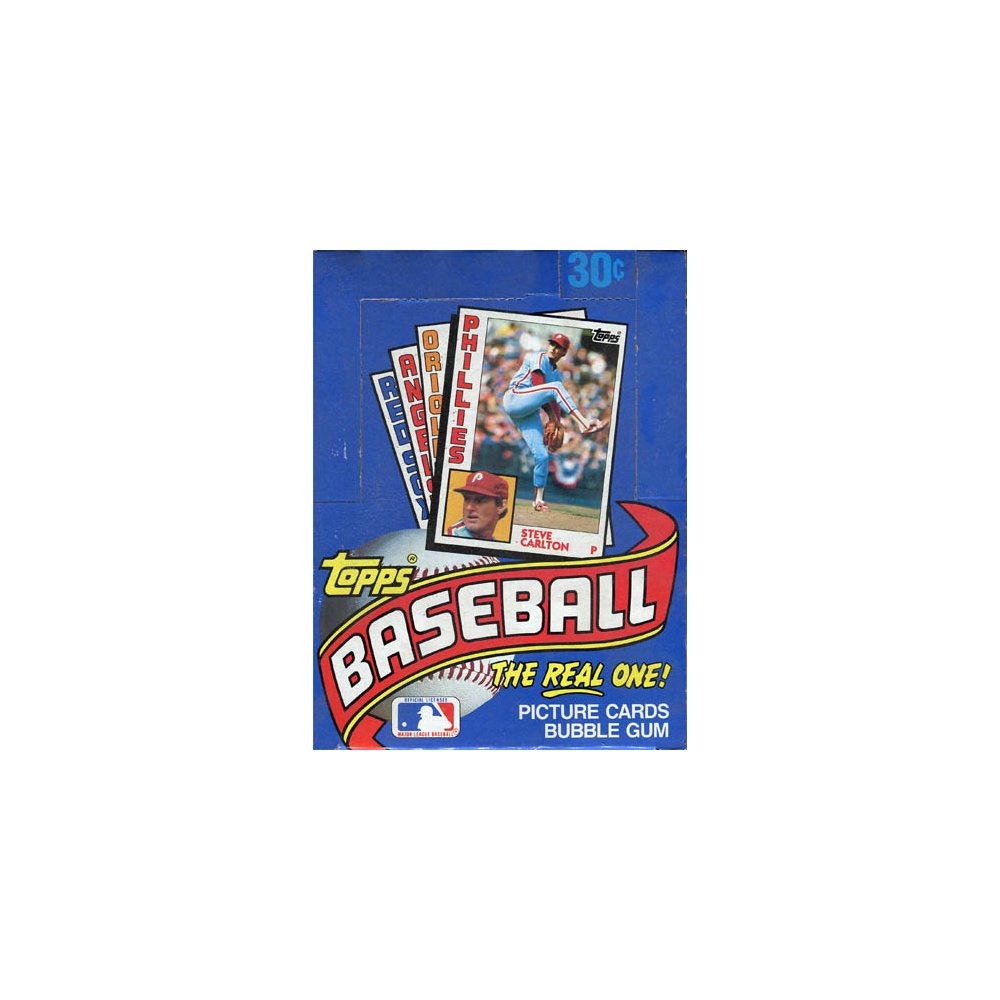1984 Topps Baseball Wax Box Steel City Collectibles