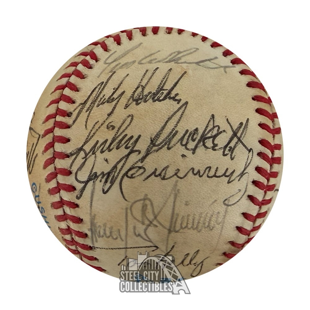 1984 Minnesota Twins Team Autographed Ball w/23 Signatures - JSA