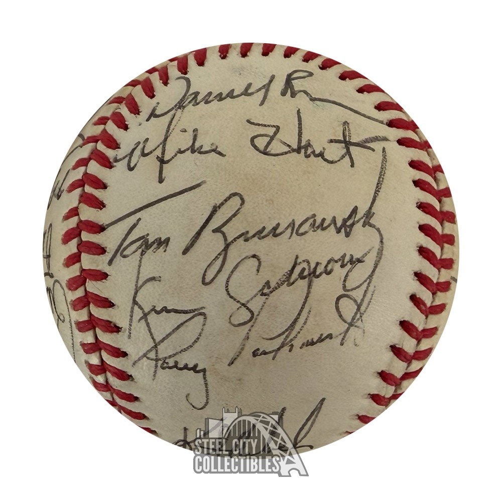 1984 Minnesota Twins Team Autographed Ball w/23 Signatures - JSA
