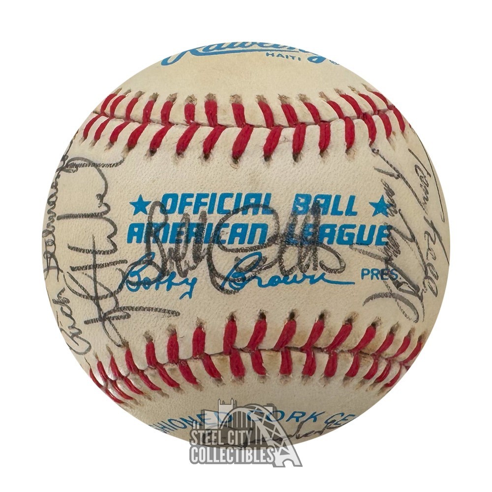 1984 Minnesota Twins Autographed Official American League Baseball