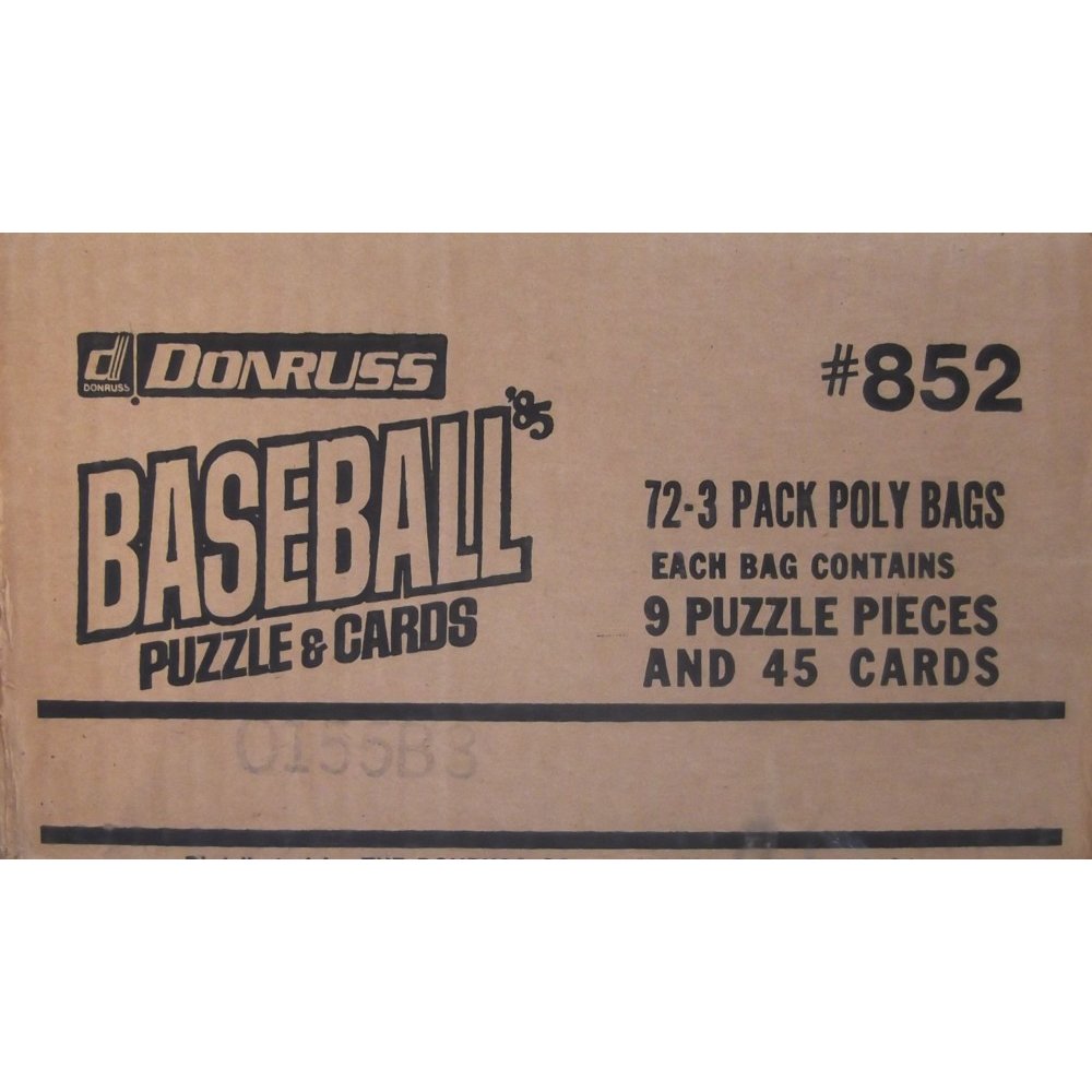 1985 Donruss Baseball Rack Pack Case | Steel City Collectibles