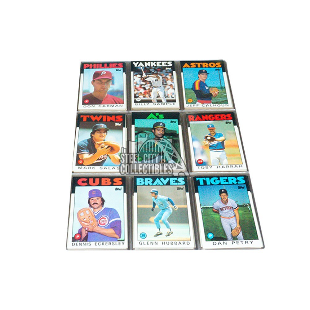 1986 Topps Baseball Hand Collated Complete Set with Binder | Steel City  Collectibles