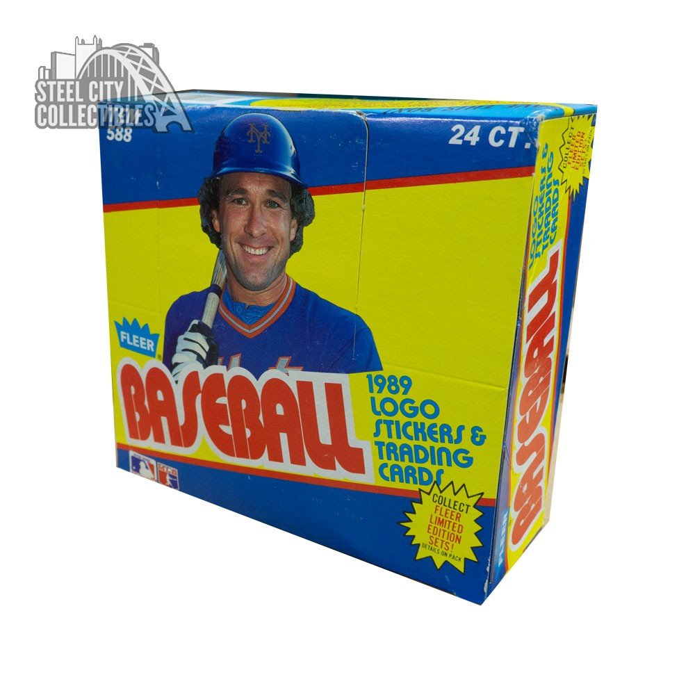 1989 Fleer Baseball Cello Box Steel City Collectibles