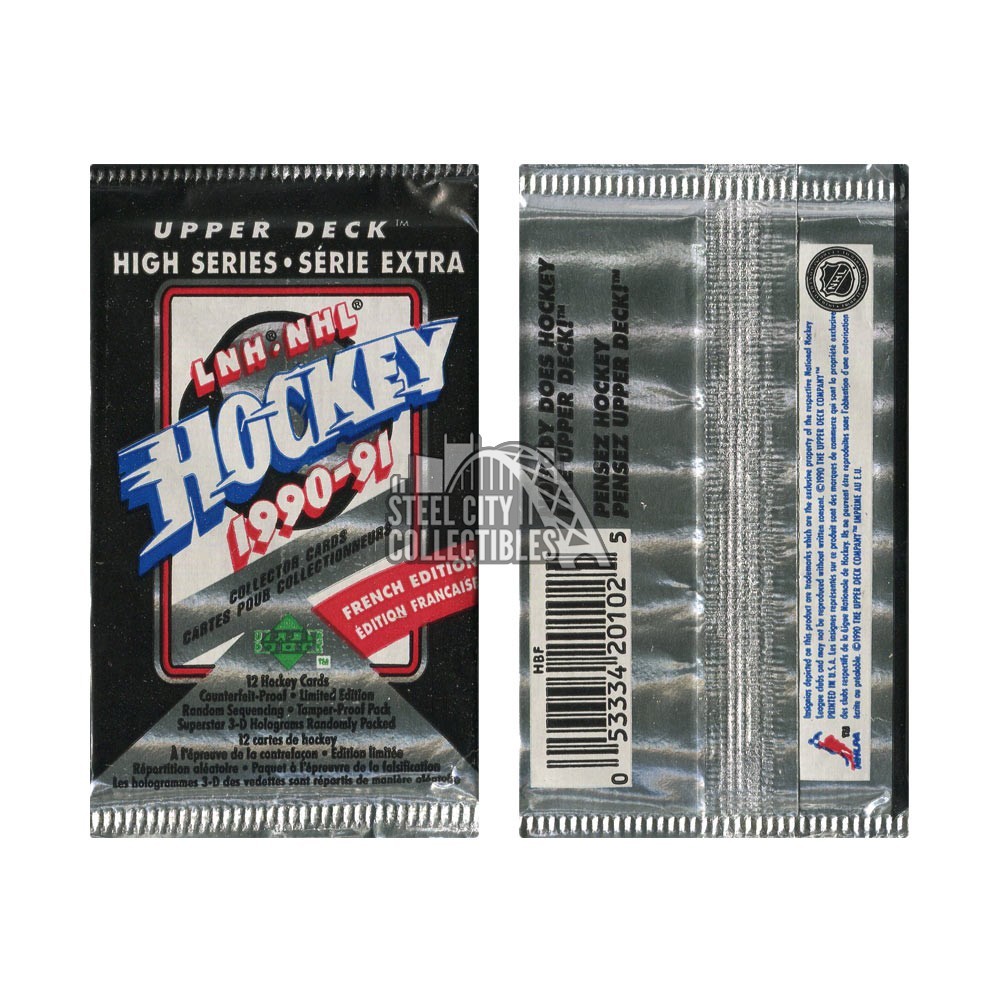 1990-91 Upper Deck High Series Hockey Box - French Edition *PLEASE
