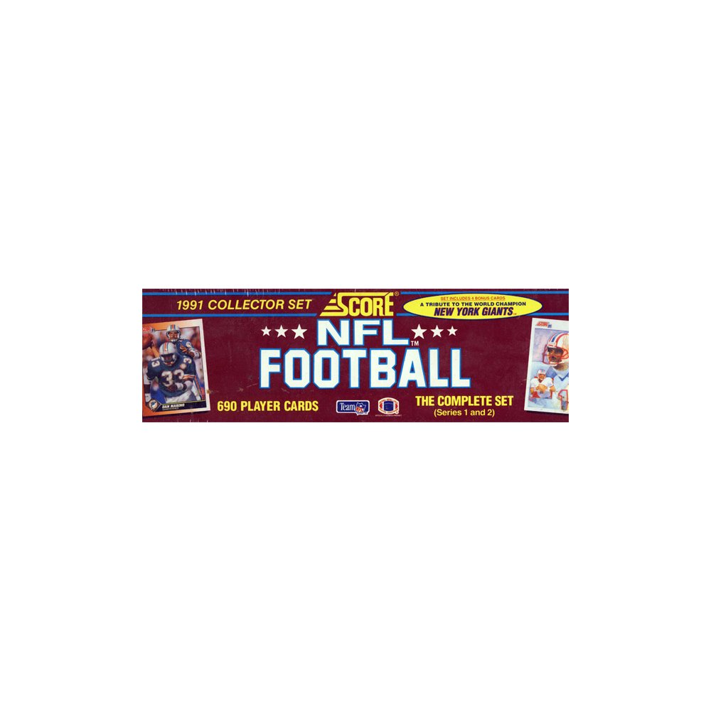 1991 Score Football Factory Set Steel City Collectibles
