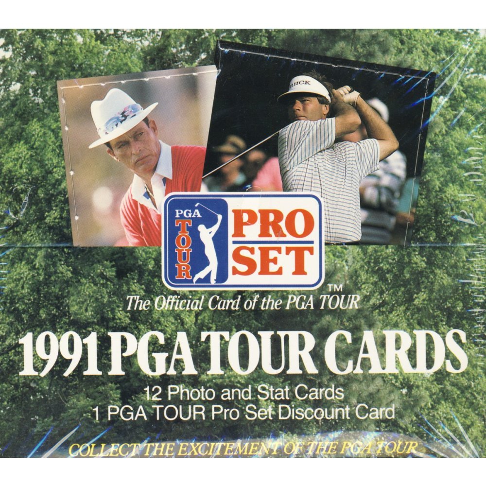 1991 pga tour pro set cards value