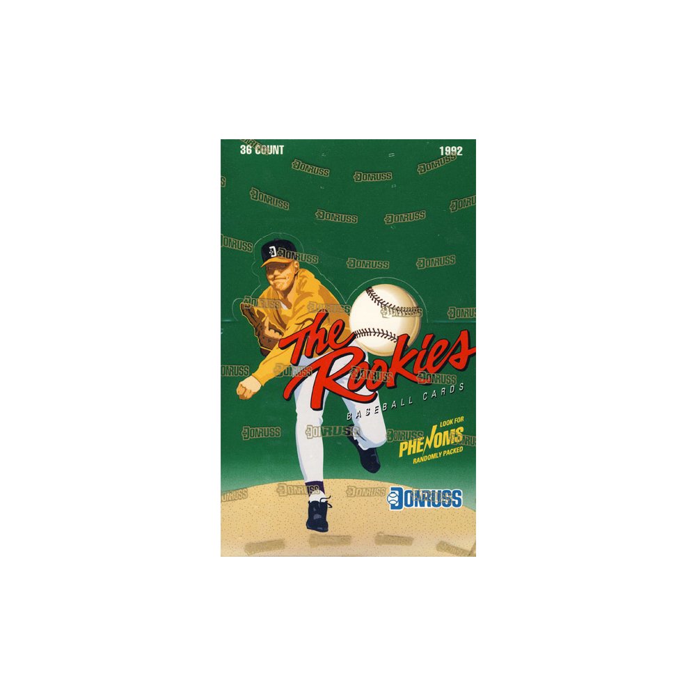 1992 Donruss The Rookies Baseball Box Steel City Collectibles 1992 Donruss The Rookies Baseball Box Steel City Collectibles