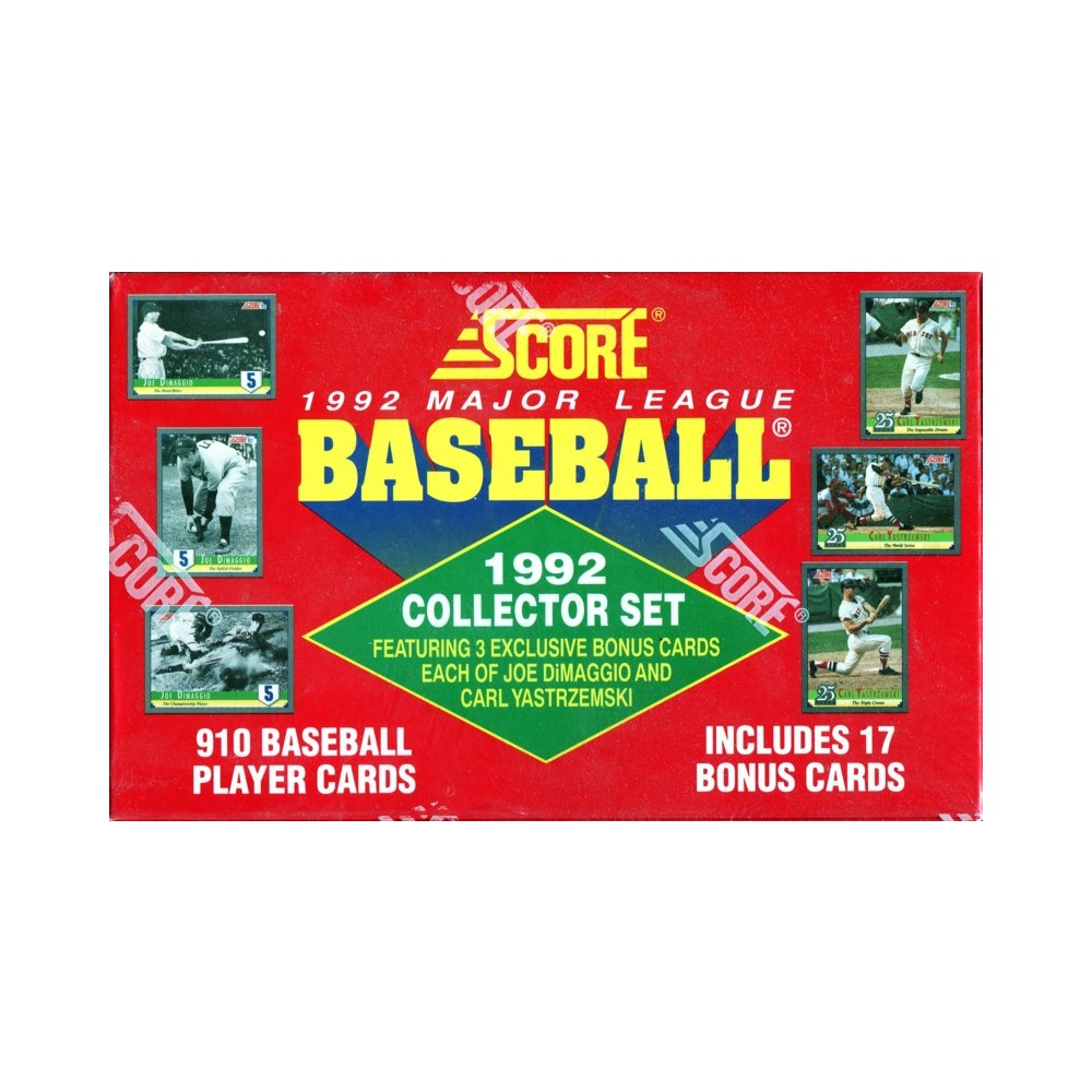 1992 Score Baseball Factory Set Red Version Steel City Collectibles