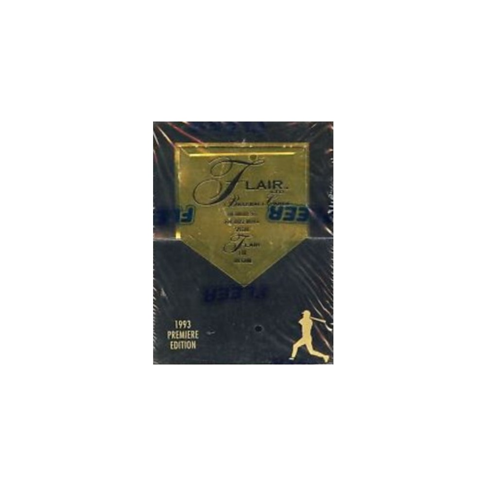 最も  1993 Collectibles City Steel | Box Hobby Baseball Flair Fleer ボックス