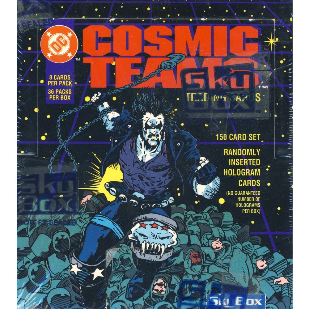 dc cosmic teams trading cards