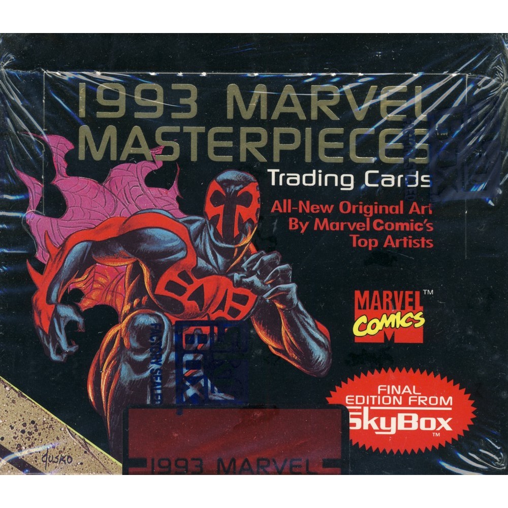 1993 Skybox Marvel Masterpieces Hobby Box Steel City