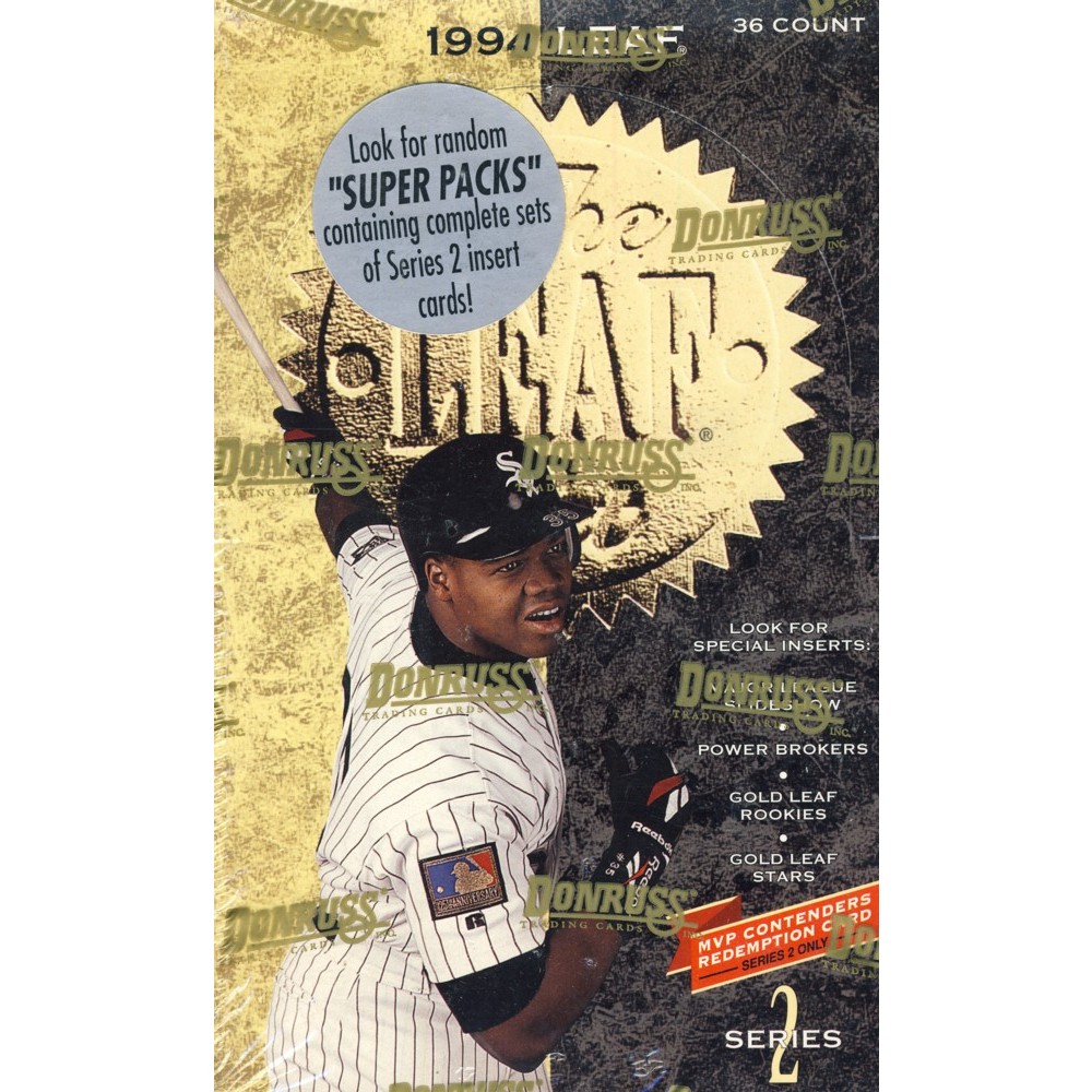 1994 Leaf Series 2 Baseball 36ct Box Steel City Collectibles