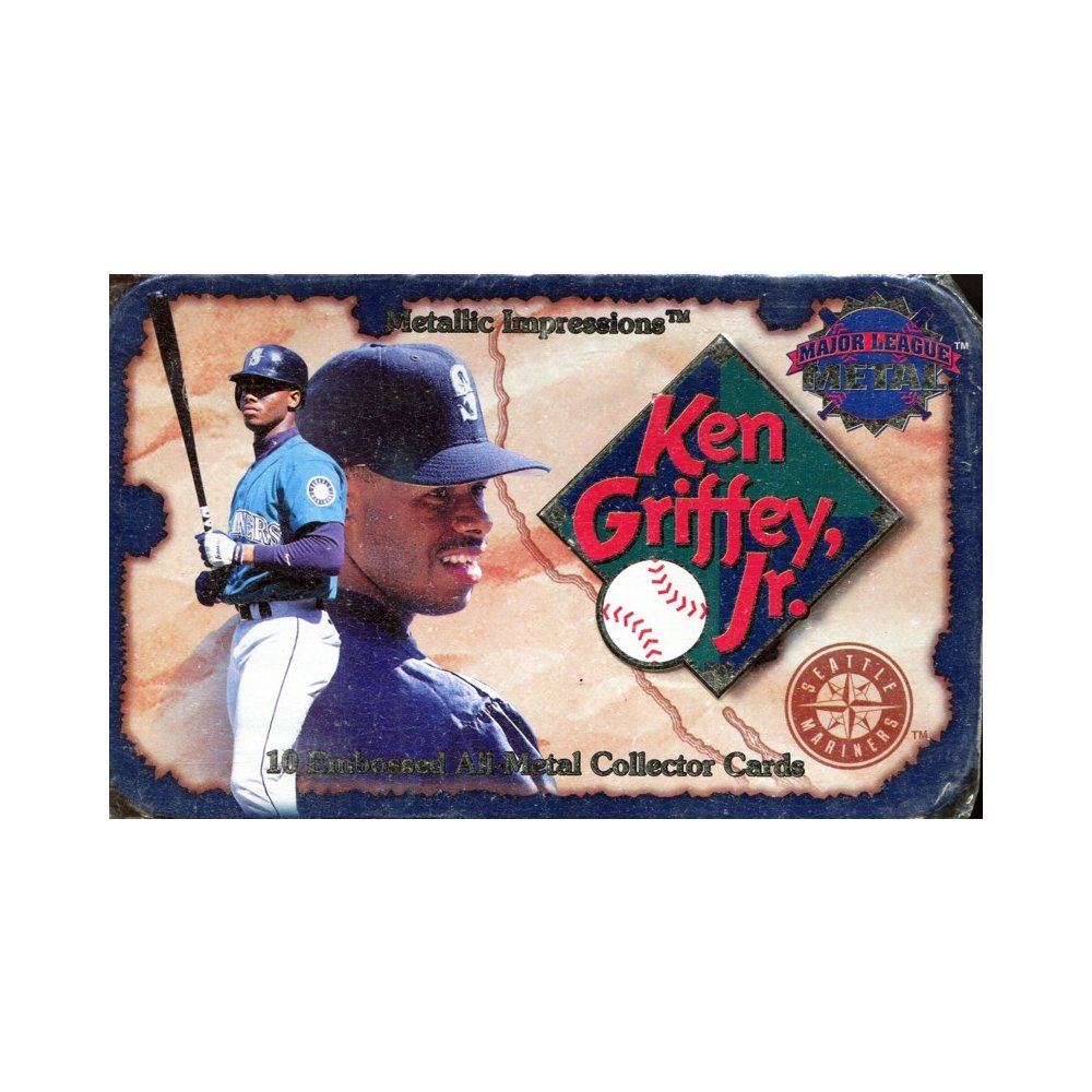 1996 Metallic Impressions Ken Griffey Jr. All-Metal 10 Card Set