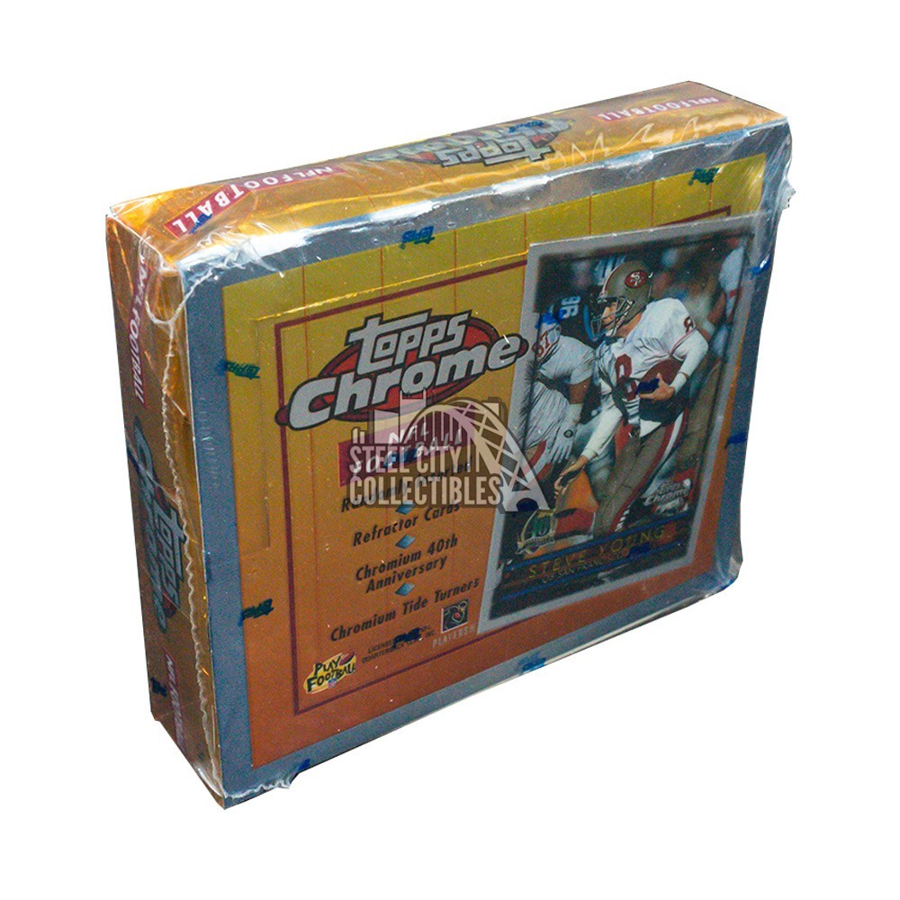 1996 Topps Chrome Football Hobby Box Steel City Collectibles