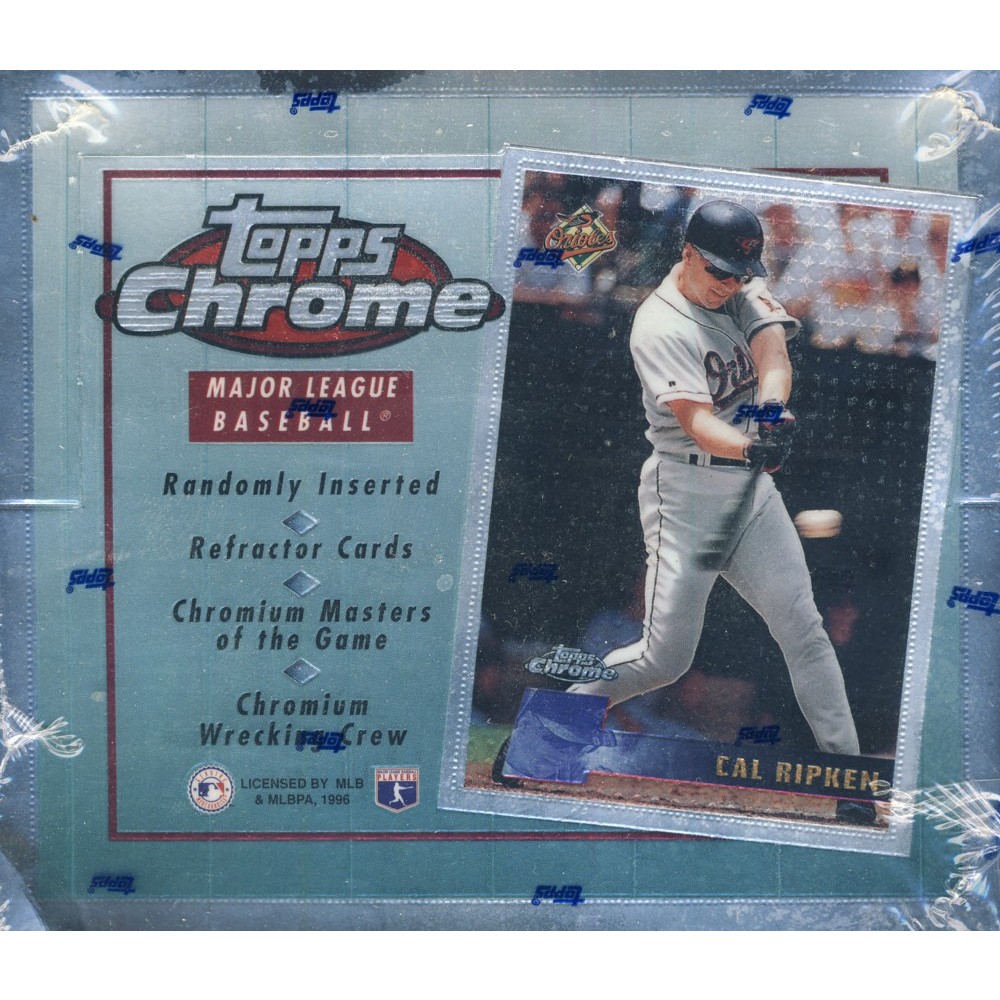 1996 Topps Chrome Baseball Hobby Box Steel City Collectibles