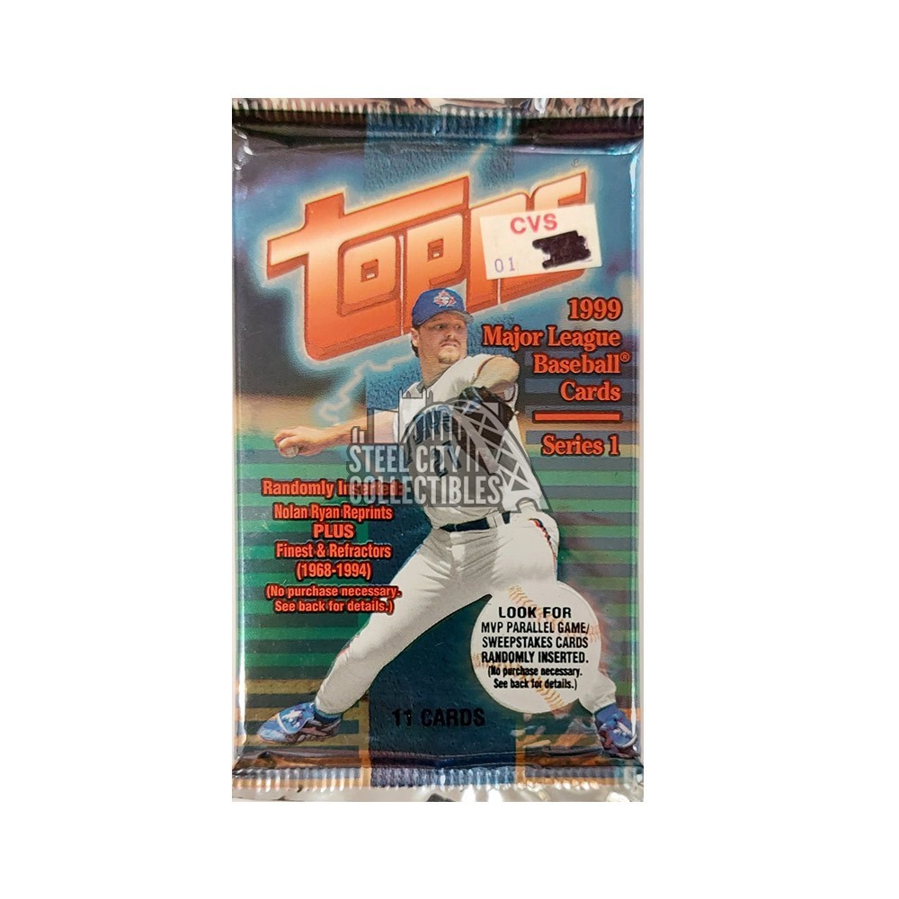 1999 Topps Series 1 Baseball Retail Pack Steel City Collectibles
