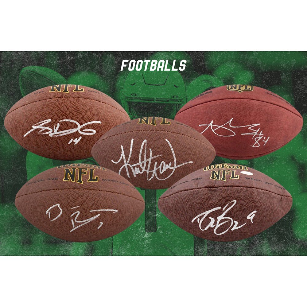 autographed football
