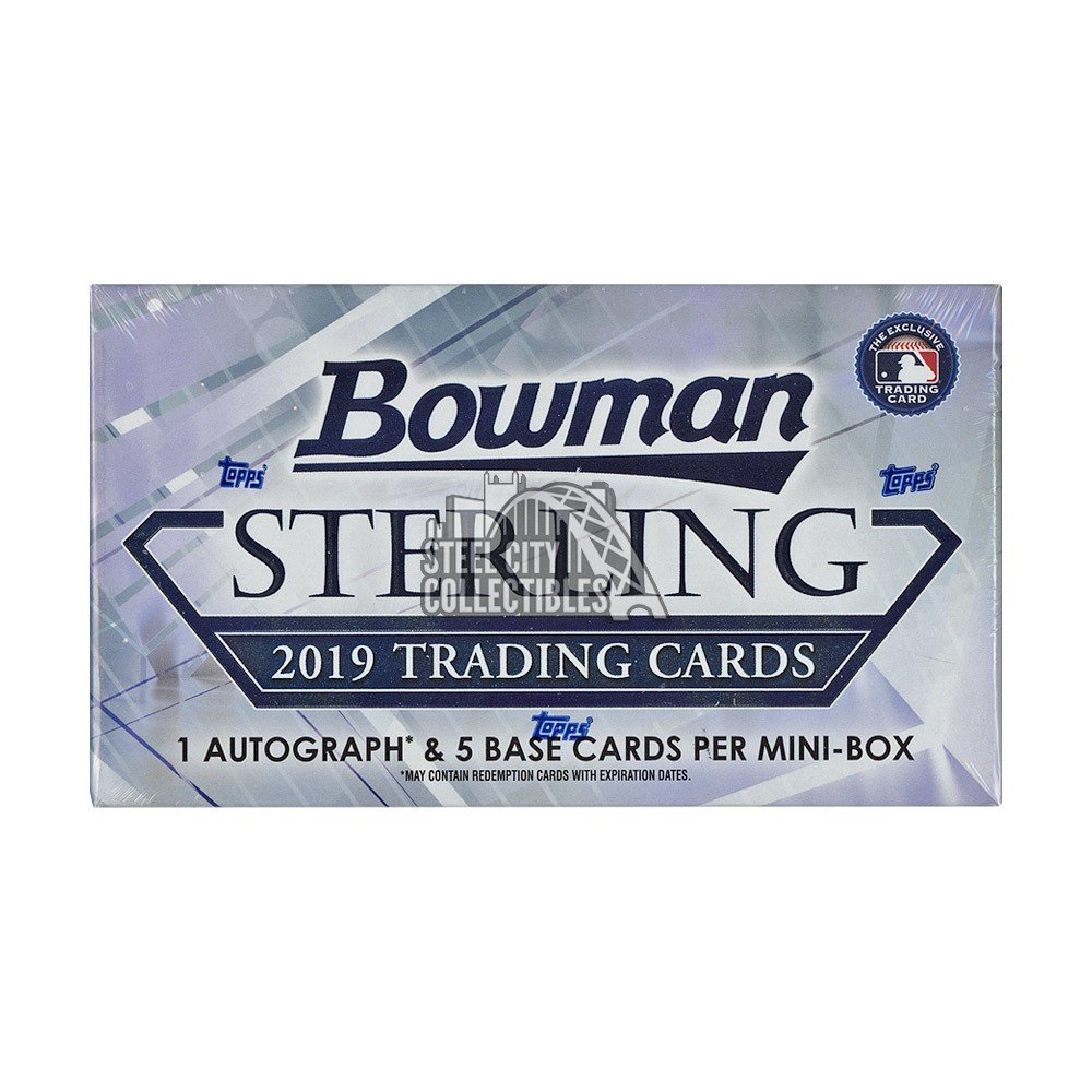 2019 Bowman Sterling Baseball Hobby Mini Box Steel City Collectibles