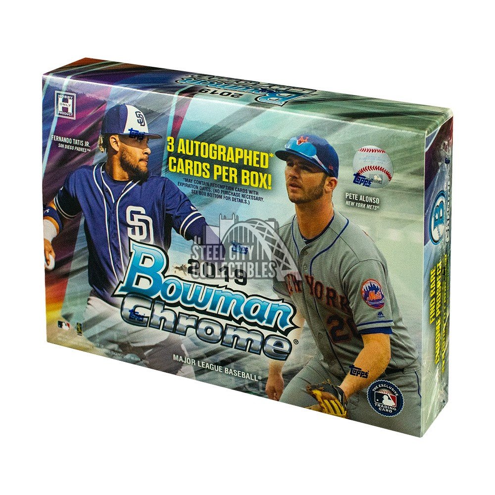未開封 2019 Bowman Chrome Master Hobby Box 2019 Bowman Chrome Hobby Box - YouTube