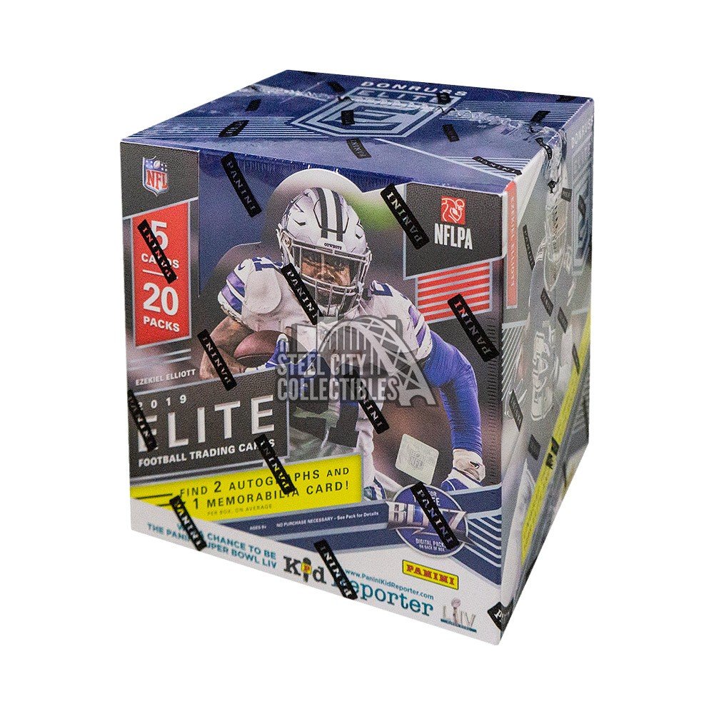 2019 Panini Donruss Elite Football Hobby Box Steel City Collectibles