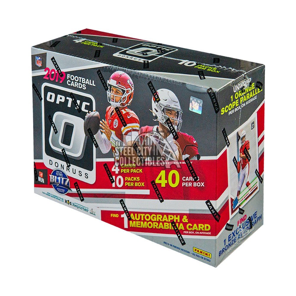 2019 Panini Donruss Optic Football Hobby Collectors Box