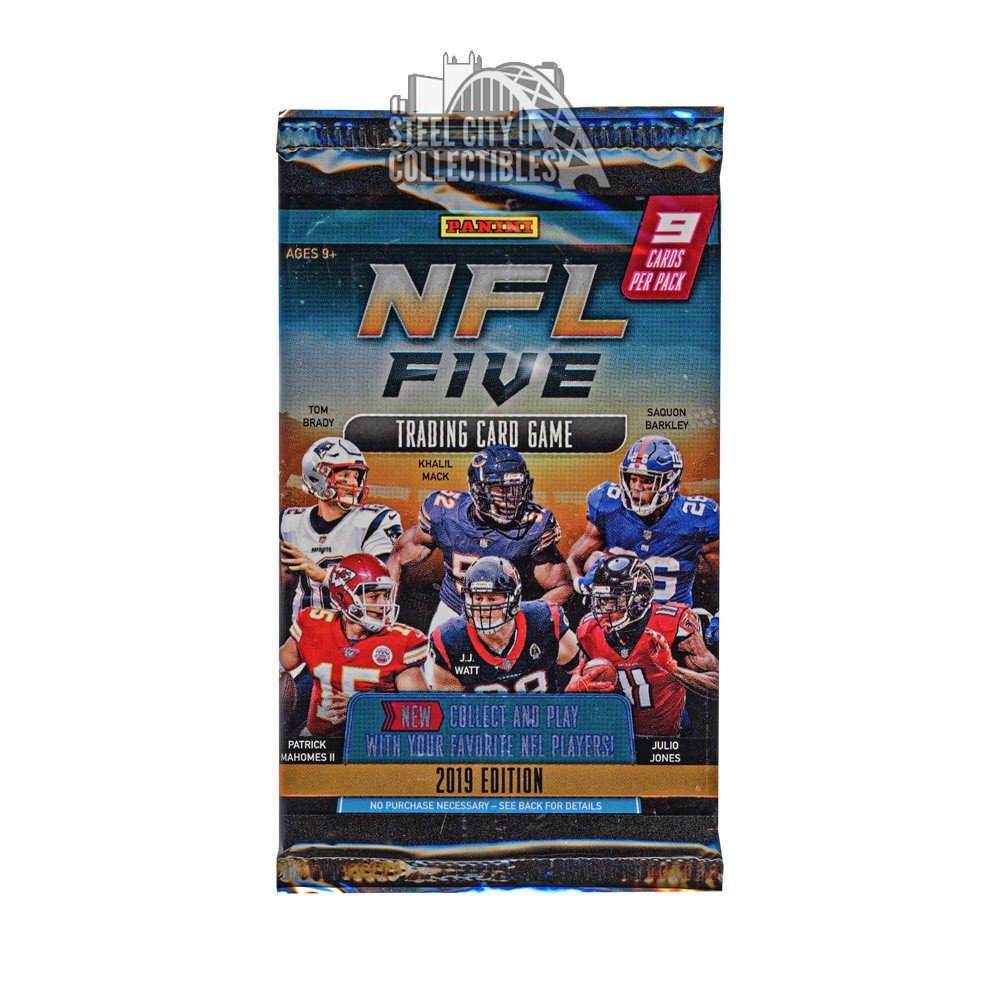 2019 Panini NFL Five Trading Card Game Booster Pack Steel City