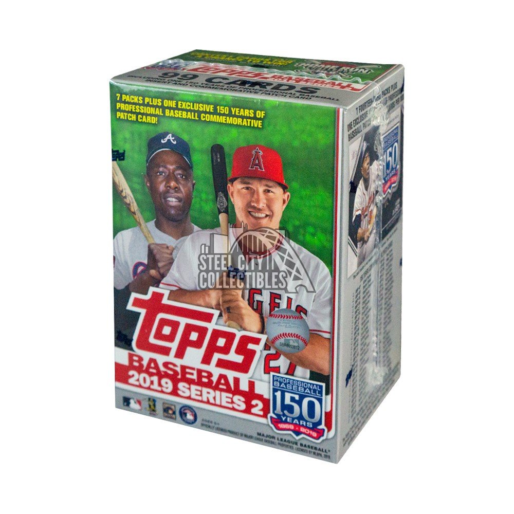 2019 Topps Series 2 Baseball 7ct Blaster Box Steel City Collectibles