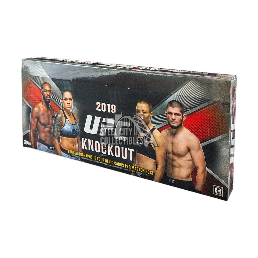 2019 Topps UFC Knockout Hobby Box Steel City Collectibles