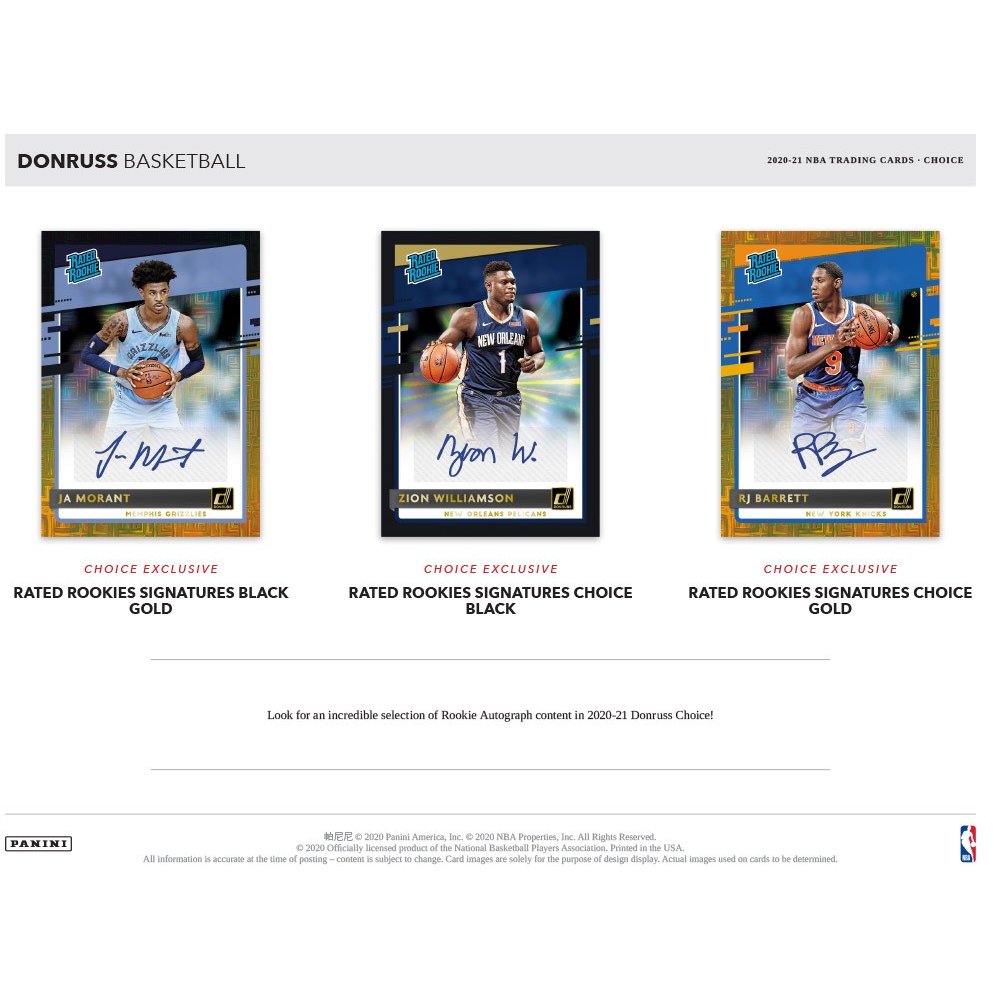 Box/デッキ/パック NBA 20-21  DONRUSS BASKETBALL CHOICE 2020-21 Panini Donruss Choice Basketball Box | Steel City Collectibles