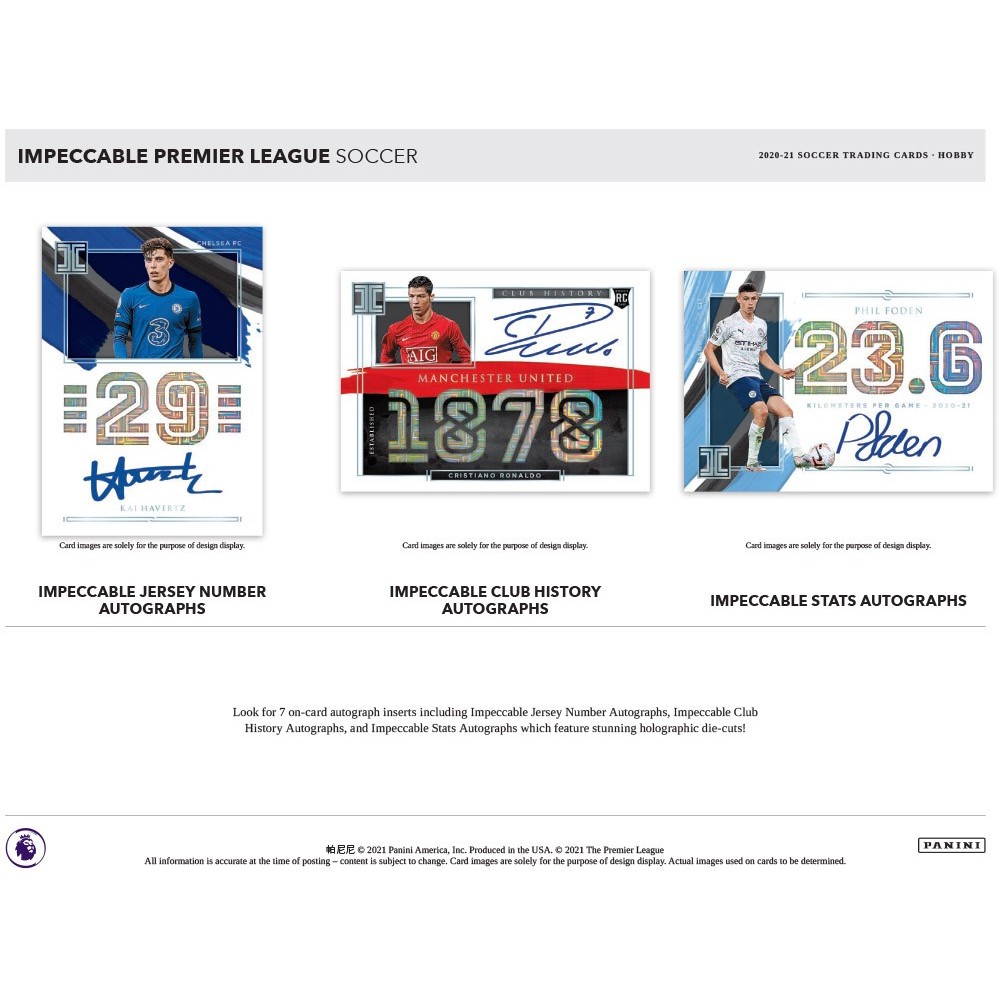 2020-21 Panini Impeccable Soccer Hobby Box | Steel City Collectibles