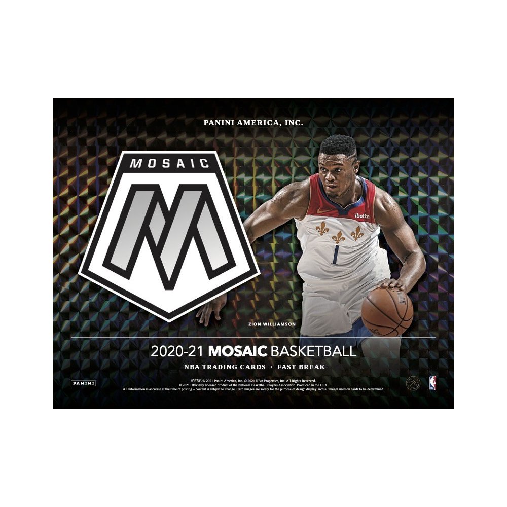 2020-21 Panini Mosaic Basketball Fast Break 20-Box Case