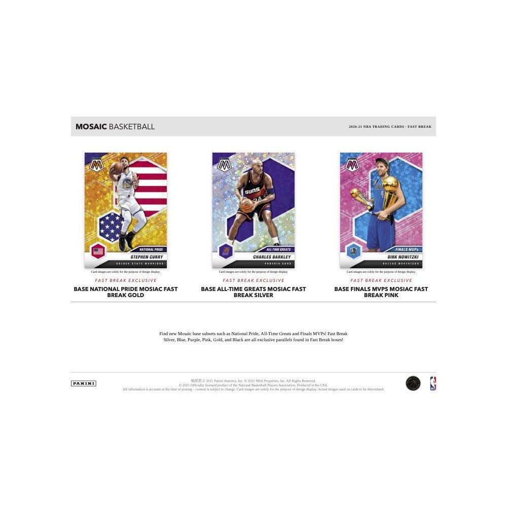 2020-21 Panini Mosaic Basketball Fast Break Box