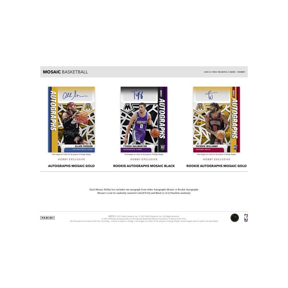 2020-21 Panini Mosaic Basketball Hobby Box | Steel City