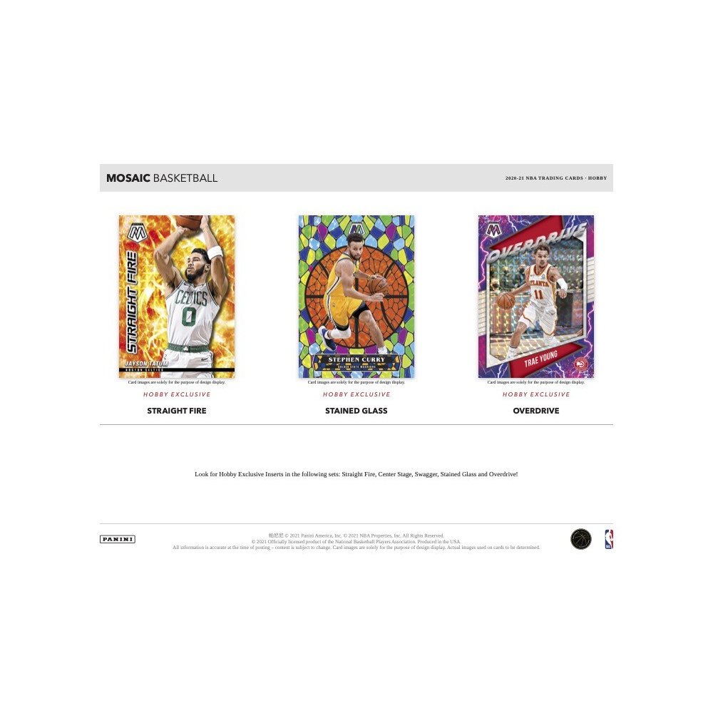 2020-21 Panini Mosaic Basketball Hobby Box | Steel City