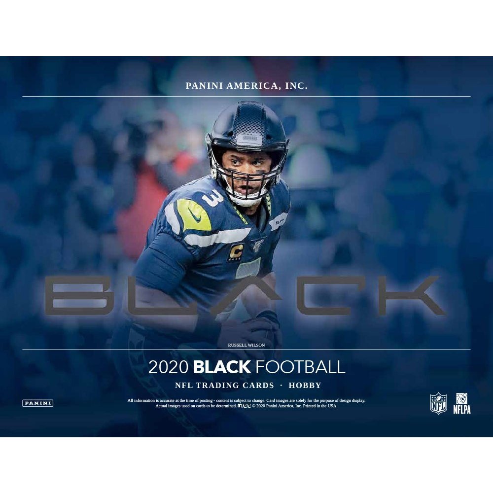 2020 Panini Black Football Hobby 12Box Case Steel City Collectibles