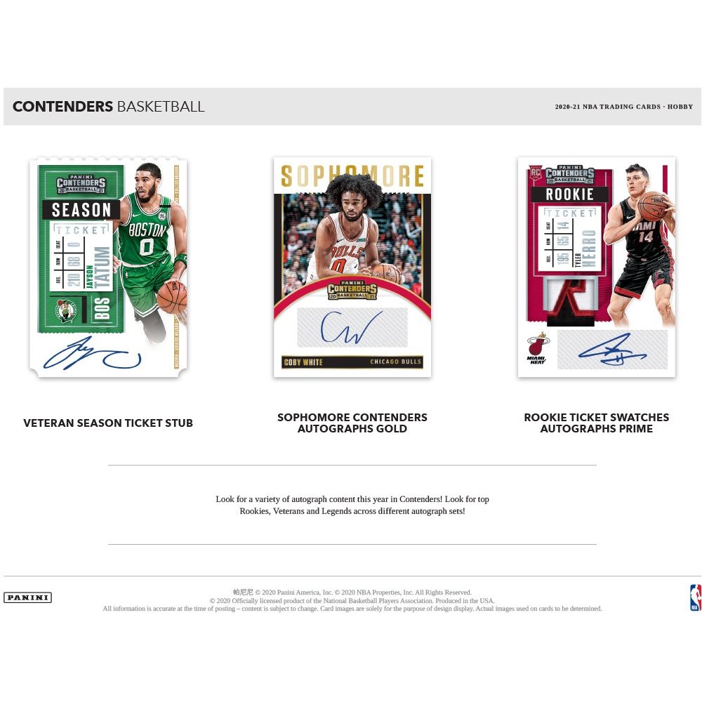 2020-21 Panini Contenders Basketball Hobby Box | Steel City 
