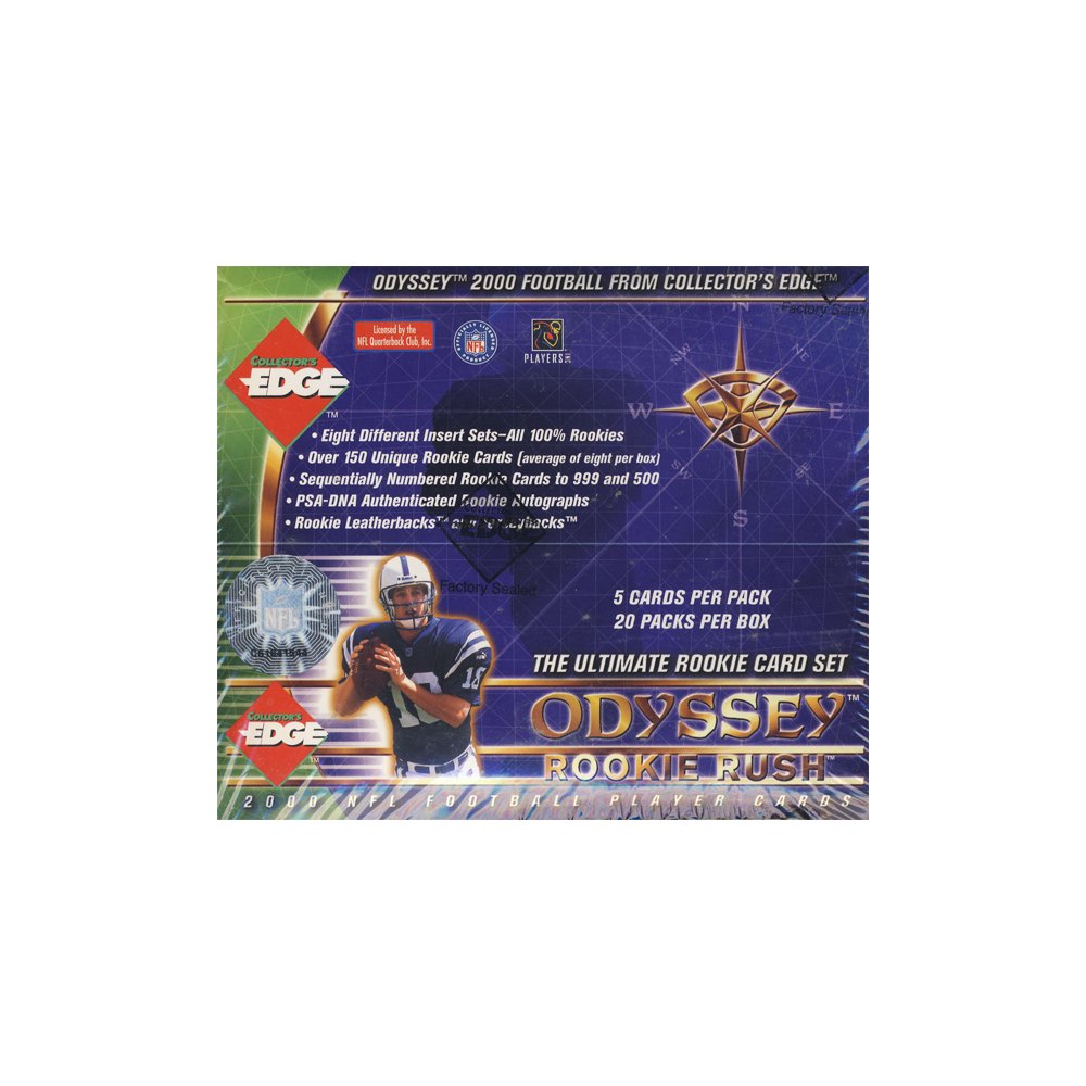 2000 Collector's Edge Odyssey Football Hobby Box Steel City Collectibles