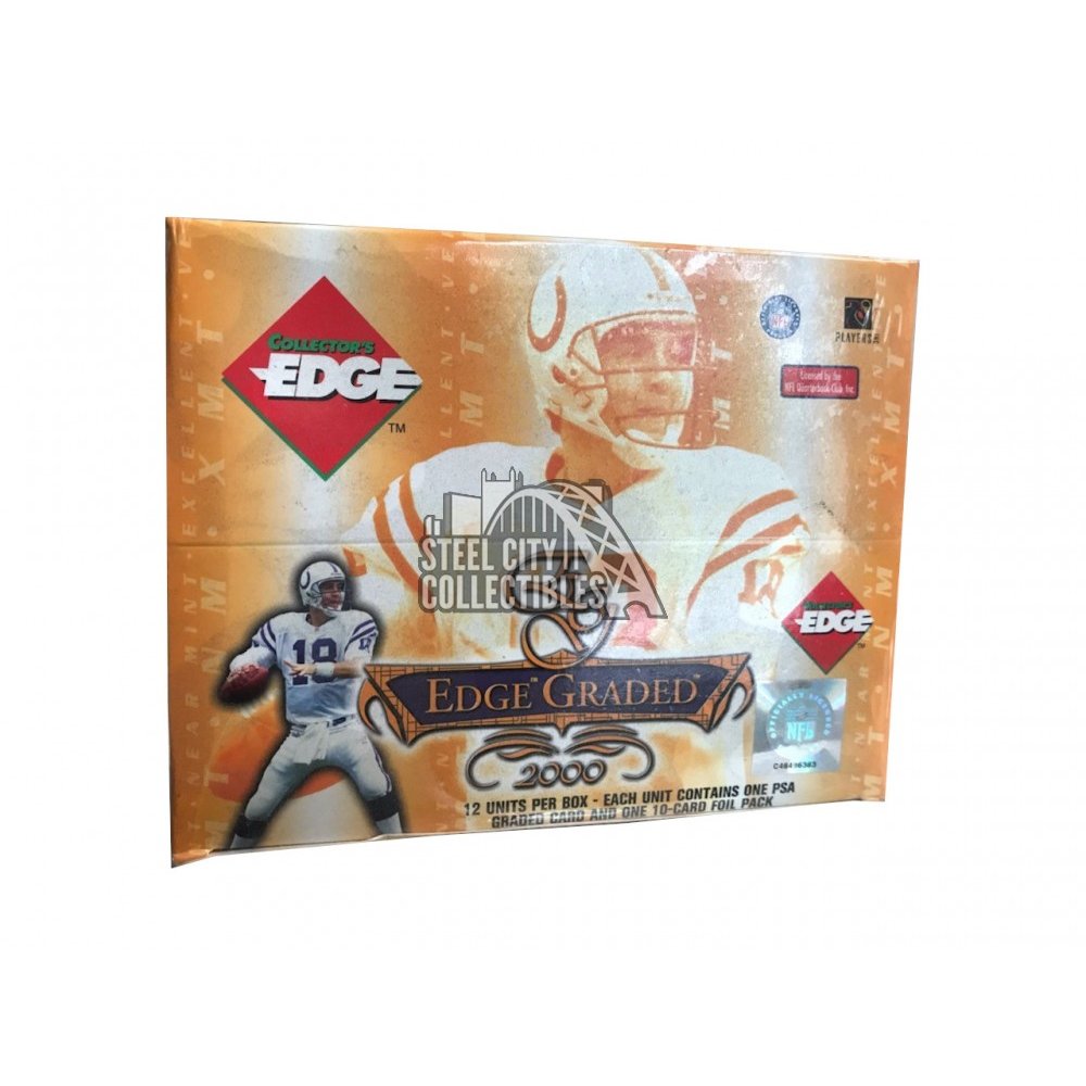 2000 Collector's Edge Graded Football Hobby Box (Please Read) | Steel City Collectibles 2000 Collector's Edge Graded Football Hobby Box (Please Read) | Steel City Collectibles