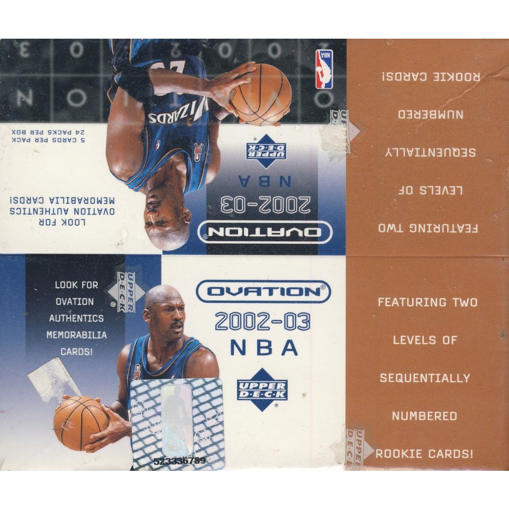 2002-03 Upper Deck Ovation Basketball Hobby Box | Steel City