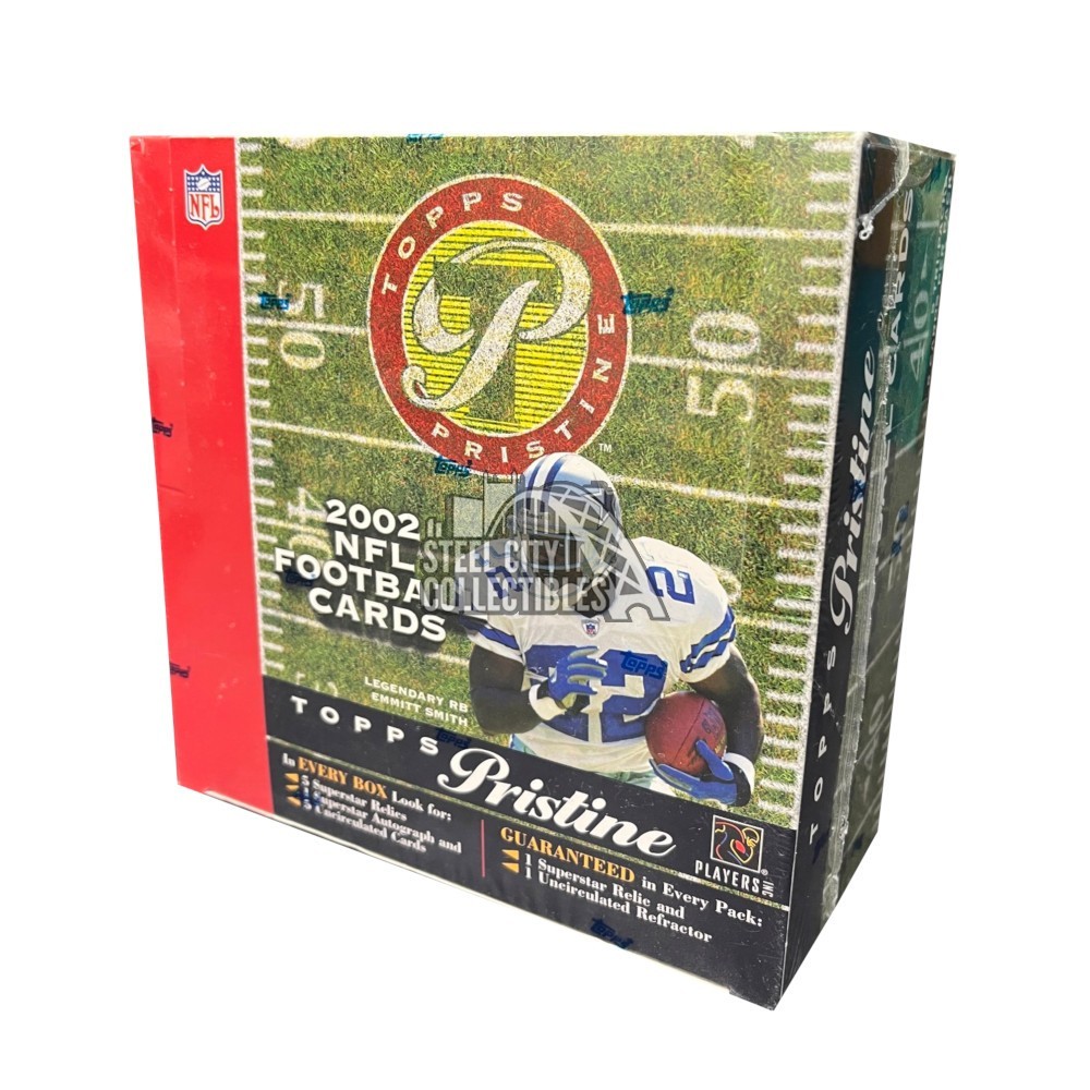 2002 Topps Pristine Football Hobby Box Steel City Collectibles
