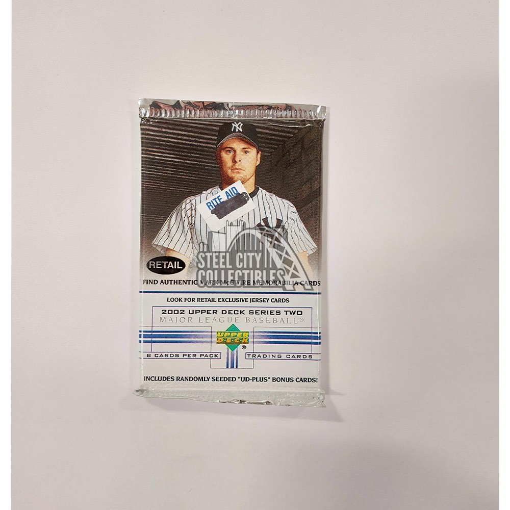 2002 Upper Deck Baseball Series 2 Retail Pack Steel City Collectibles