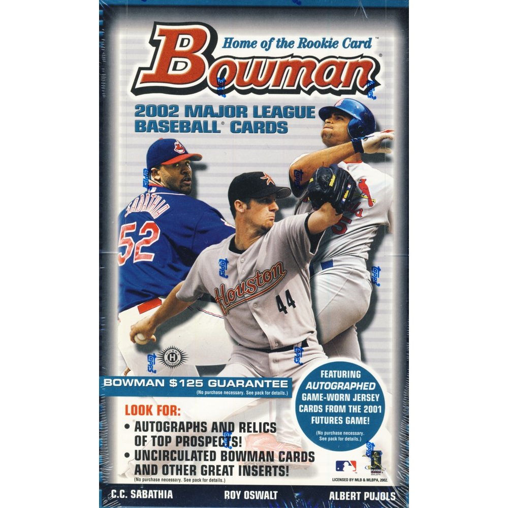 2002 Bowman Baseball Hobby Box Steel City Collectibles