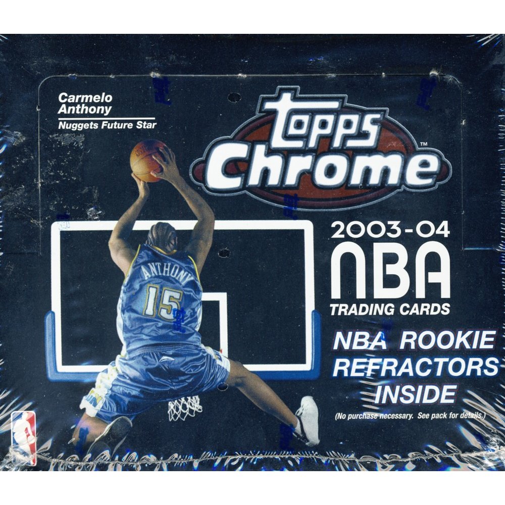 200304 Topps Chrome Basketball 24ct Retail Box Steel City Collectibles