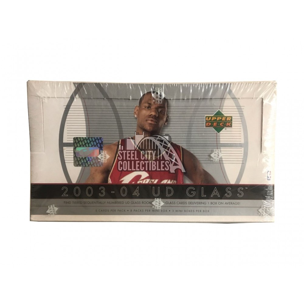 200304 Upper Deck Glass Basketball Hobby Box Steel City Collectibles