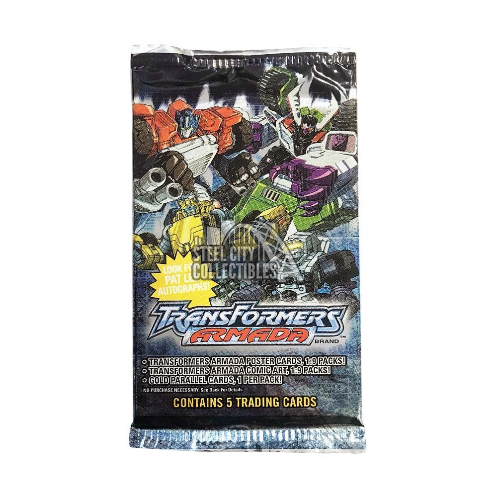 2003 Fleer Transformers Armada Trading Cards Pack Steel City Collectibles
