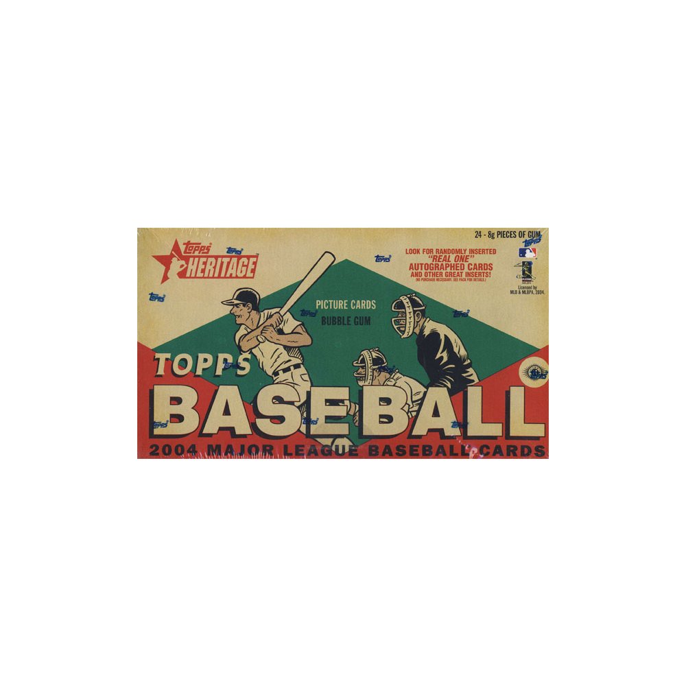 2004 Topps Heritage Baseball Hobby Box Steel City Collectibles