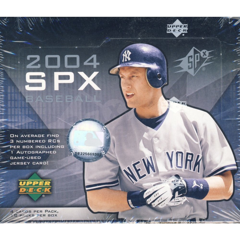 2004 Upper Deck SPx Baseball Hobby Box Steel City Collectibles